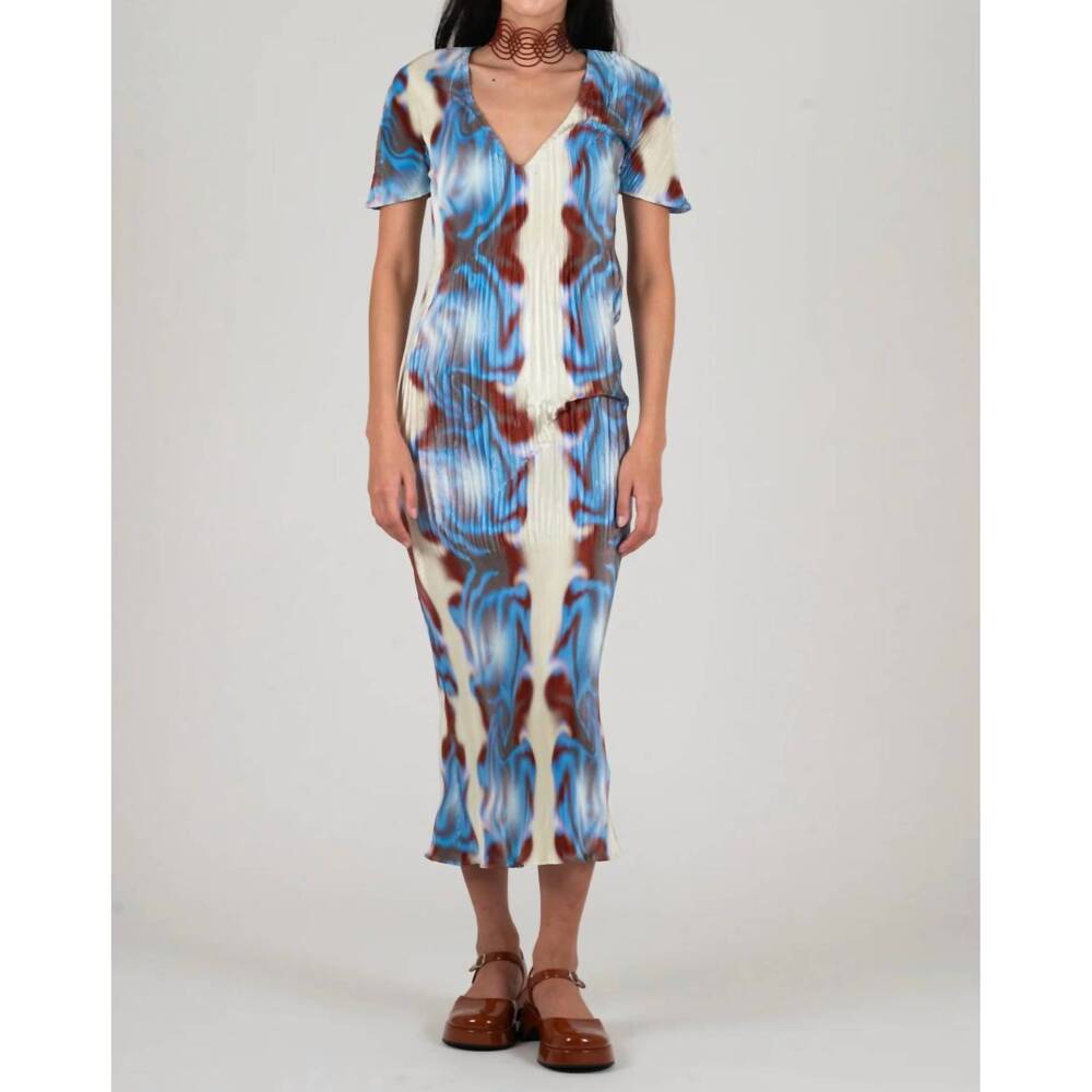 NEW NIN STUDIO aphrodite midi dress in abre